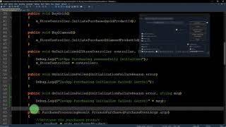 Famous Unity error CS0535: 'BuyingConsumables' does not implement... 'IStoreListener.OnInitializeFailed...' Profile