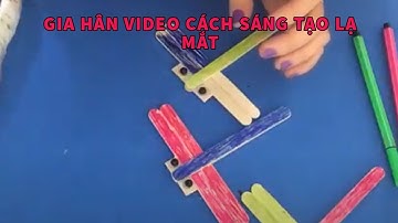 Cực kỳ đơn giản với cách làm chuồn chuồn từ que kem