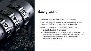 Calculating size of key space part 1 of 3: the basics