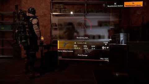 The Division 2 Recalibration Library BUG