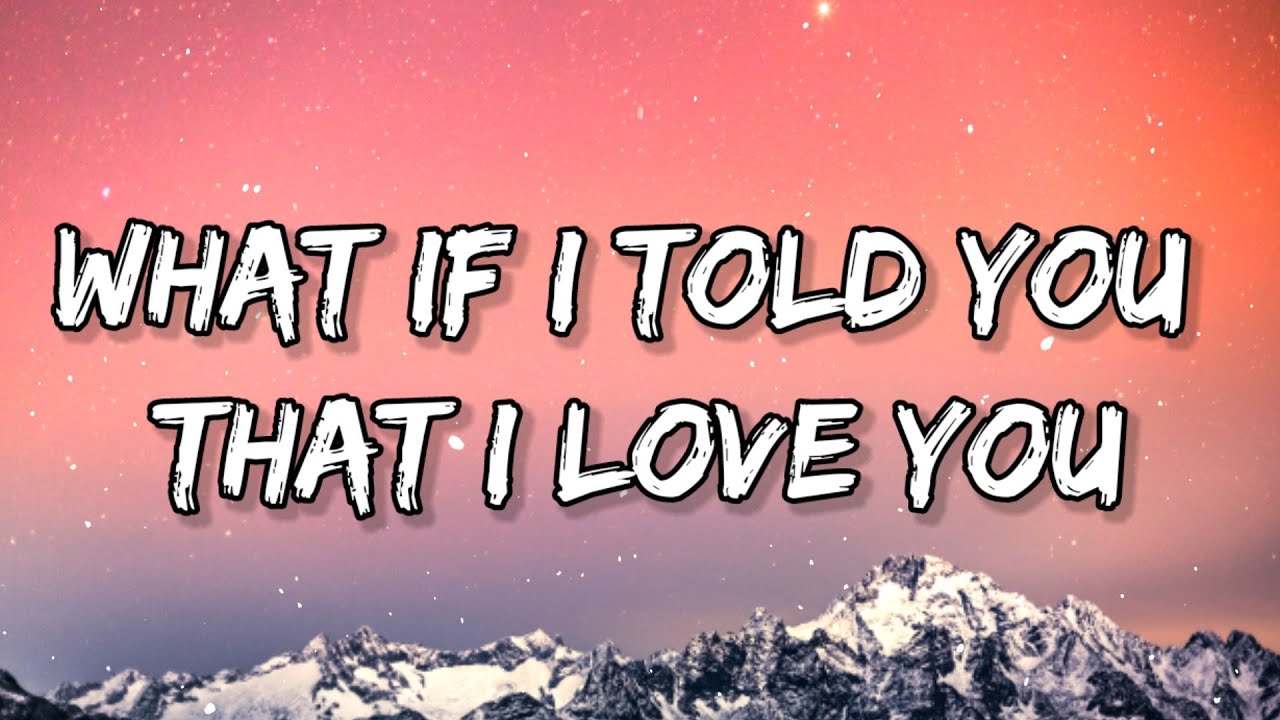 Ali Gatie - What If I Told You That I Love You (Lyrics) I lo-lo-lo-lo-lo-lo-love you [Tiktok song]