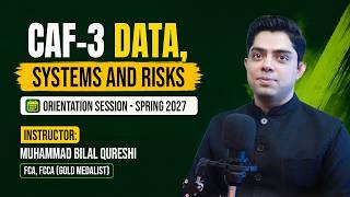 CAF-3 Data, Systems and Risks - Orientation Session Spring 2027