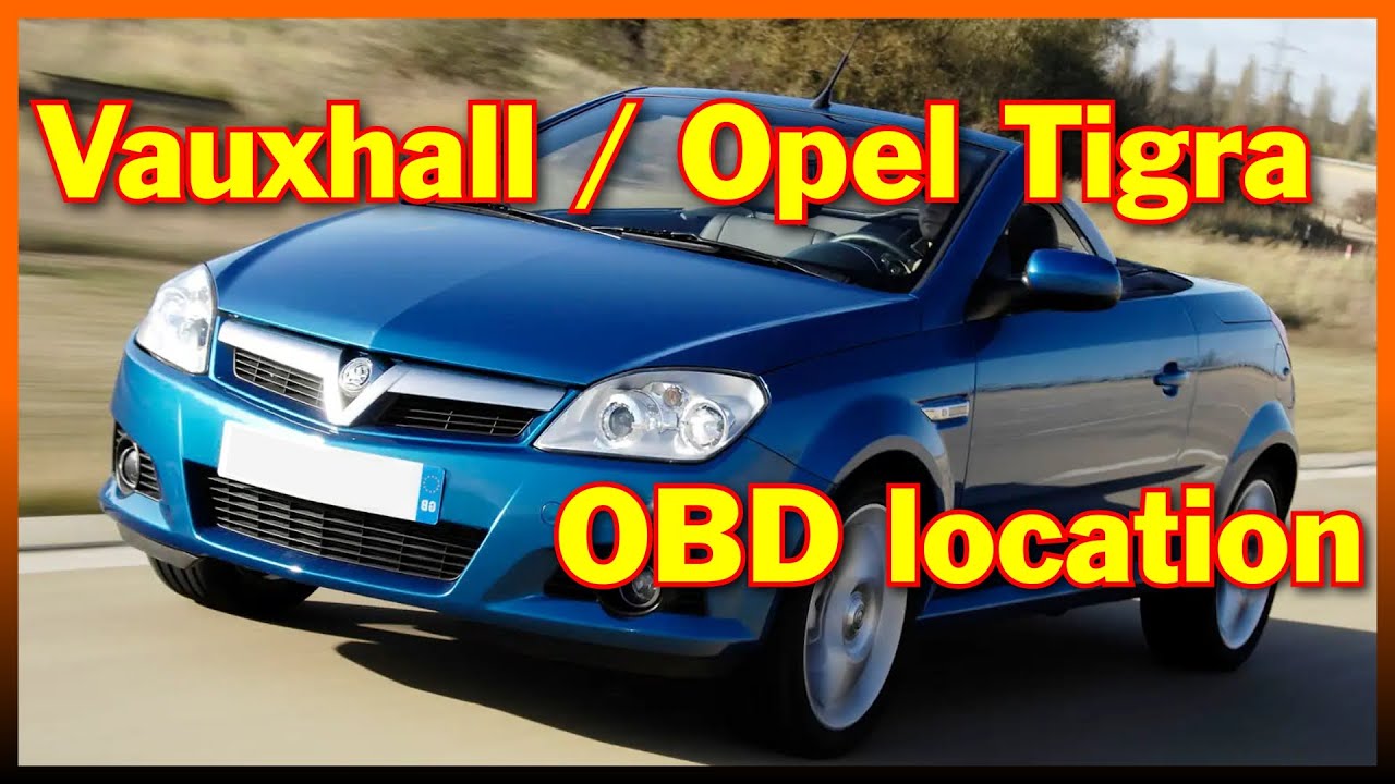 OBD location - Vauxhall Tigra - YouTube