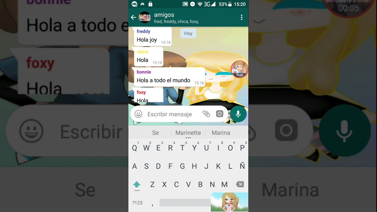 Chat de verdad o reto modo fnafhs primera parte YouTube