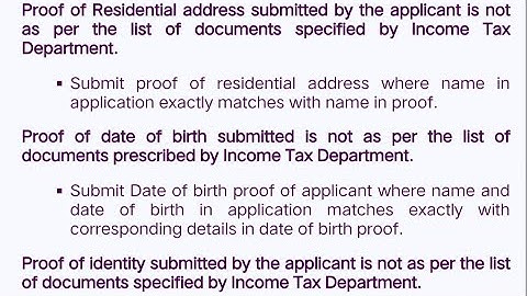 Fix Your PAN Card Application Errors Easily! #nsdl