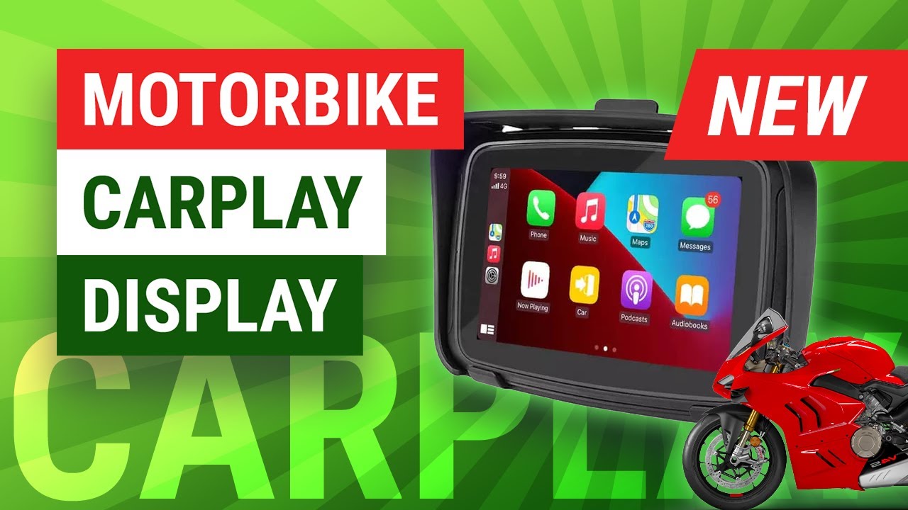 Ottocast Lite C5 Motorcycle / Scooter CarPlay Android Auto Display Screen  Review 