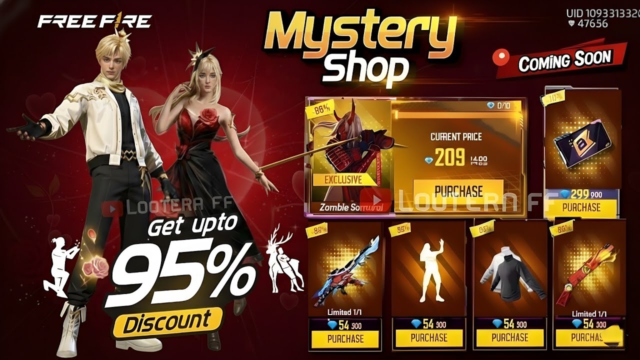 Valentine Mystery Shop Event 🤯💥| Next Universal Ring Event | Free Fire New Event |  Ff New Event