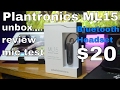 Plantronics ML15 bluetooth headset review, unboxing & mic test