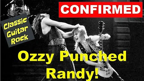 Tommy Aldridge confirms: Ozzy Osbourne punched Ran...