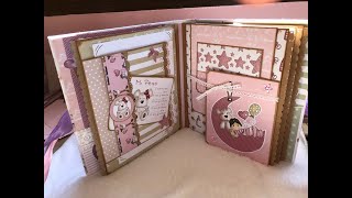 Álbum Scrapbook bebé niña 