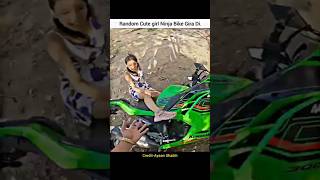 Cute Girl Ko Lift Dekar Galti Kardi 🤬 Bike Tod Di Ninja🤬#shorts #bike #rider #cutegirl #helping #lif