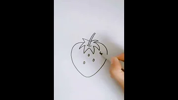 رسم فراولة 