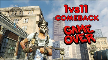 1VS11 COMEBACk  - THE HARDEST COMEBACK IN TLOU HISTORY! - PS5 4K