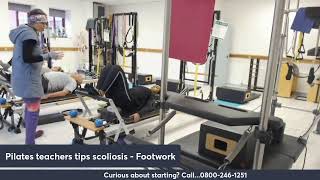 Pilates teachers tips for scoliosis - Roll down