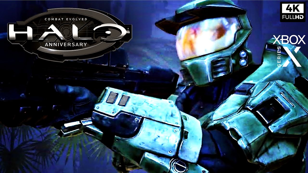 HALO CE ANNIVERSARY Gameplay Walkthrough All Cutscenes [4K 60FPS XBOX ...
