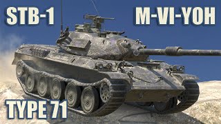 STB1, Type 71 & MVIYoh • WoT Blitz Gameplay