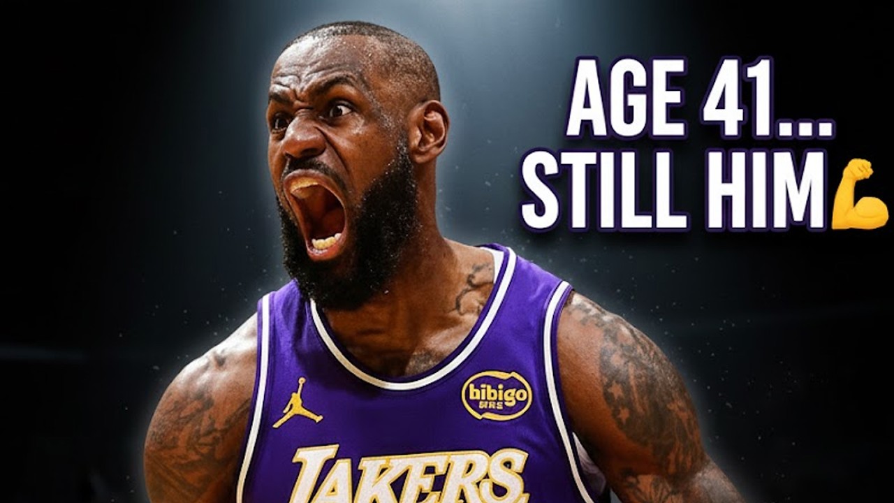 LeBron James Year 23 at Age 41… STILL HIM 💪👑