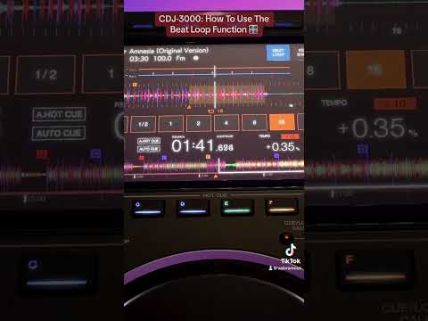 CDJ-3000: How To Use The Beat Loop Function 🎛️