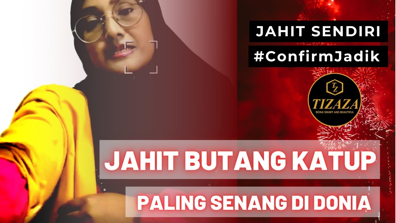 JAHIT BUTANG KATUP PALING SENANG DI DONIA