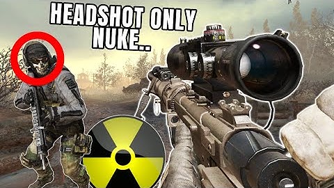 HEADSHOT ONLY MW2 Nuke Challenge In 2025.. (W Killstreak)