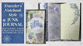 Travelers Notebook Style Junk Journal: Featuring Your Creative Studio November 2022