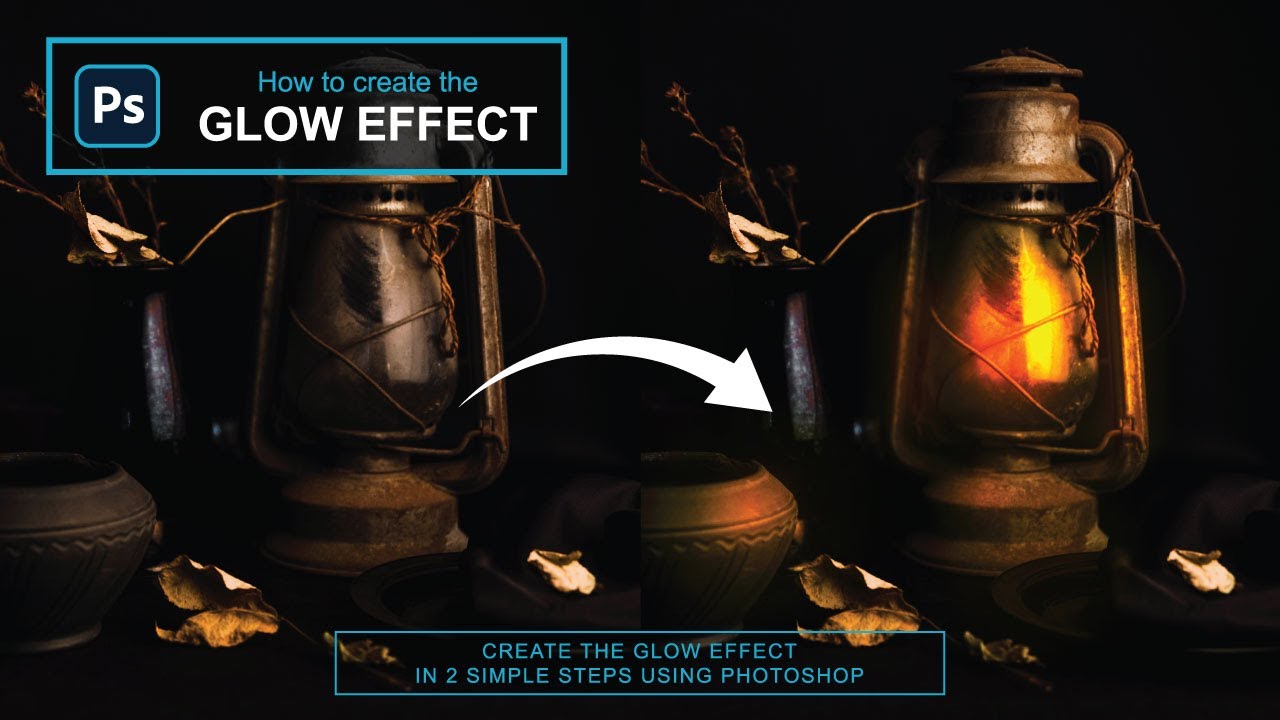 How to Create Glow Effect In lamp In Adobe Photoshop Easy Way - YouTube
