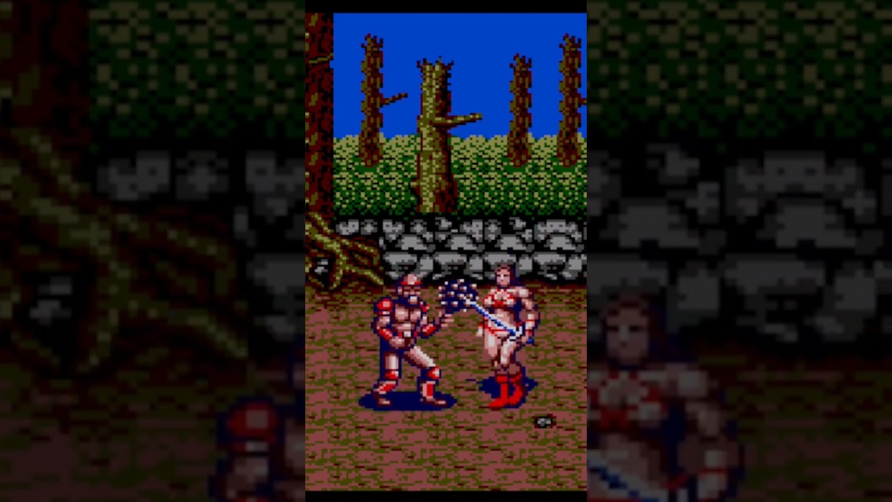 Golden Axe Master System com Tyris Flare hack ROM.