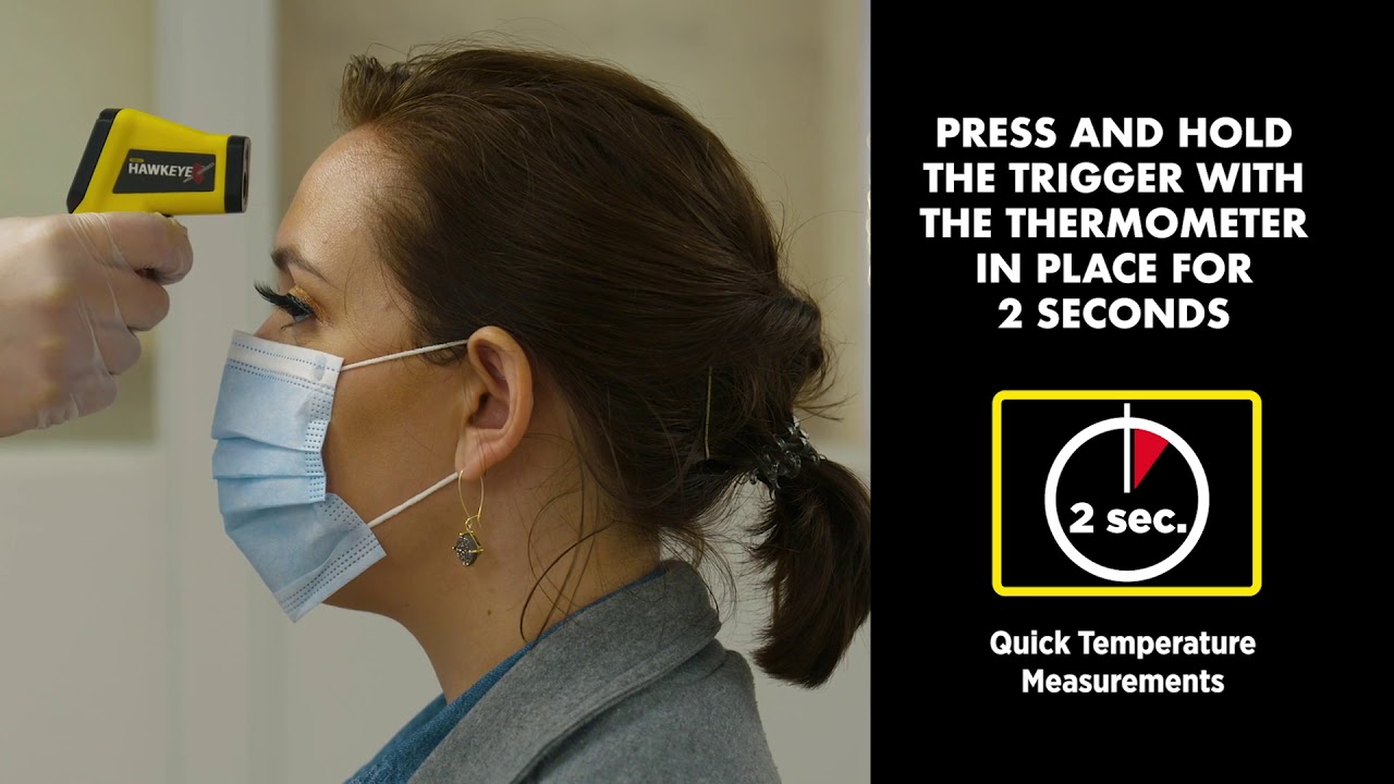 General Tools Hawkeye NonContact Infrared Thermometer, Body Temperature YouTube