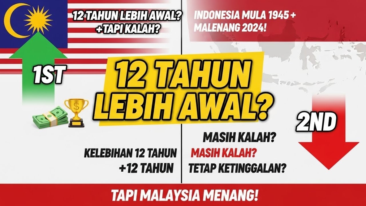 INDONESIA ADA KELEBIHAN 50 TAHUN... MALAYSIA TETAP MENANG PERLUMBAAN INI‼️