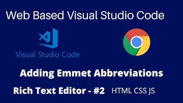Web Based Text Editor | Adding Emmet Abbreviations