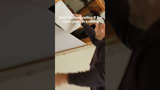 Back blocking so your drywall joints are stronger and won’t crack