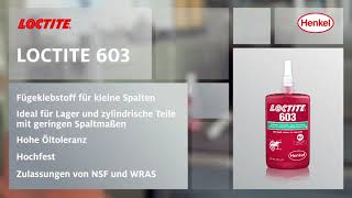 LOCTITE 603 - Anleitung – Hochfester Fügeklebstoff