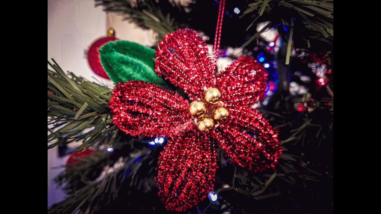 TUTORIAL Stella per Albero di Natale - DIY - Star for Christmas Tree