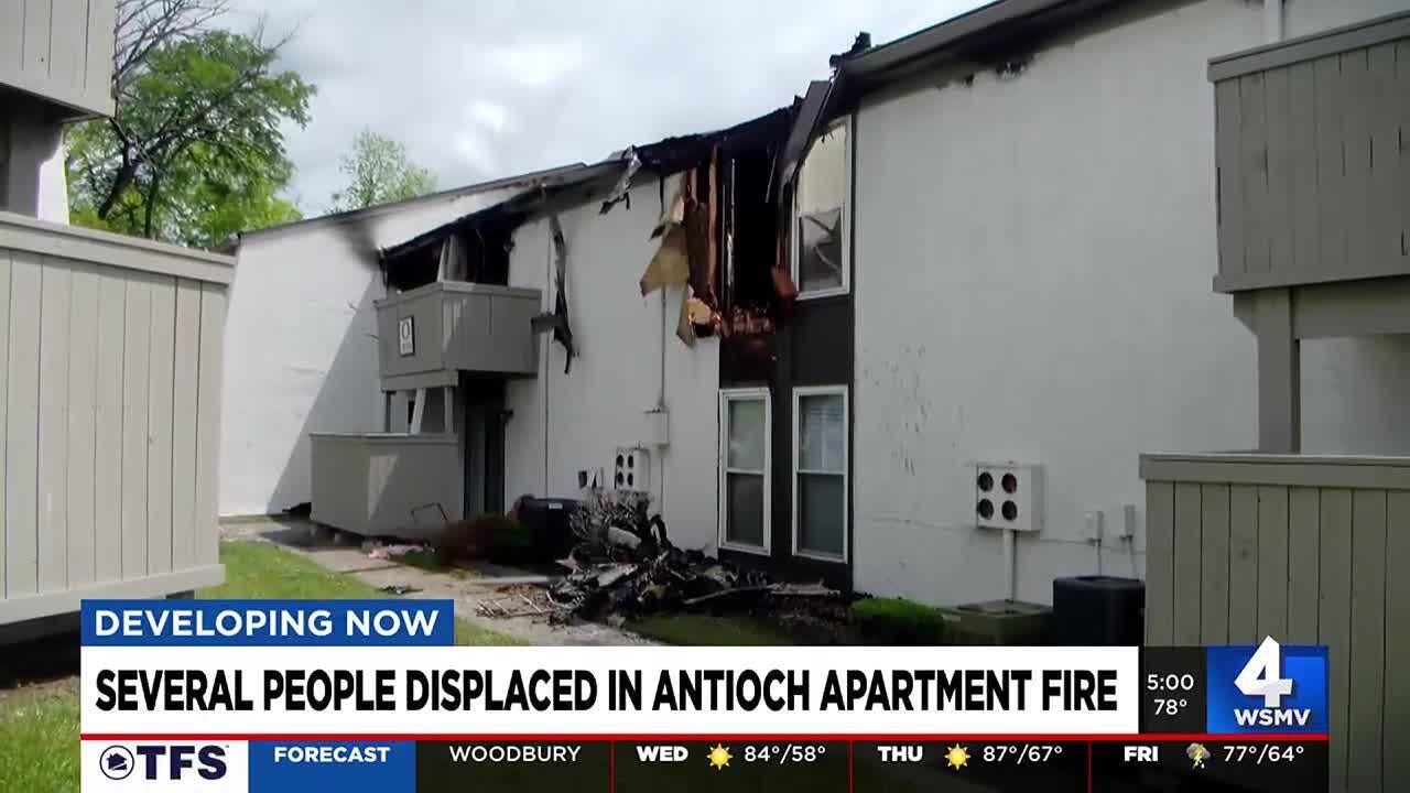 Several people displaced in Antioch apartment fire - YouTube