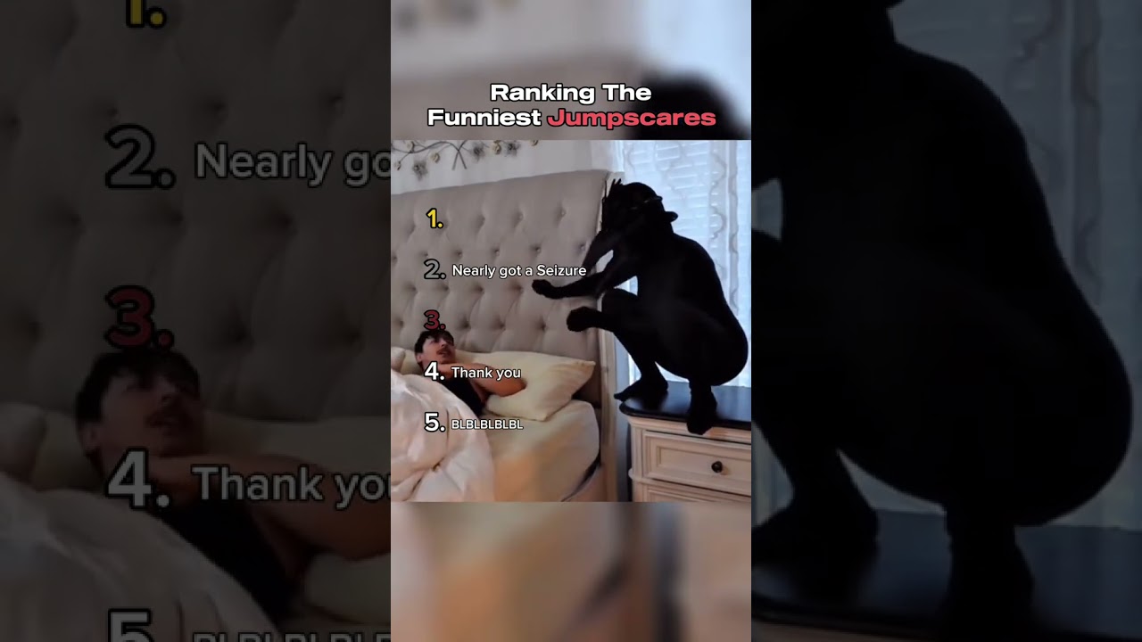 Ranking The Funniest Jumpscares #shorts