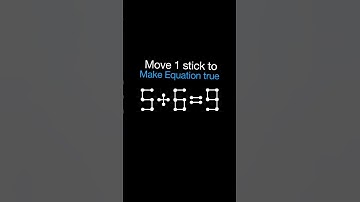 5+6=9 #move #1 #stick  #maths #puzzle #riddles #shorts #reels #feed #brain #quiz #game #fun #yt #iq