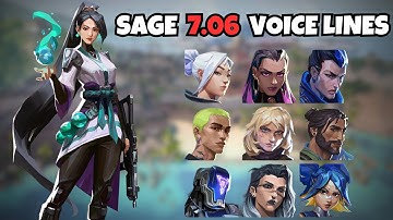 NEW Sage Voice Lines with other Agents | VALORANT