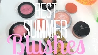 Top Summer Blushes Mac, The Balm & More