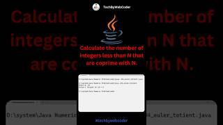 Full Day 34: Euler Totient Number in Java Update