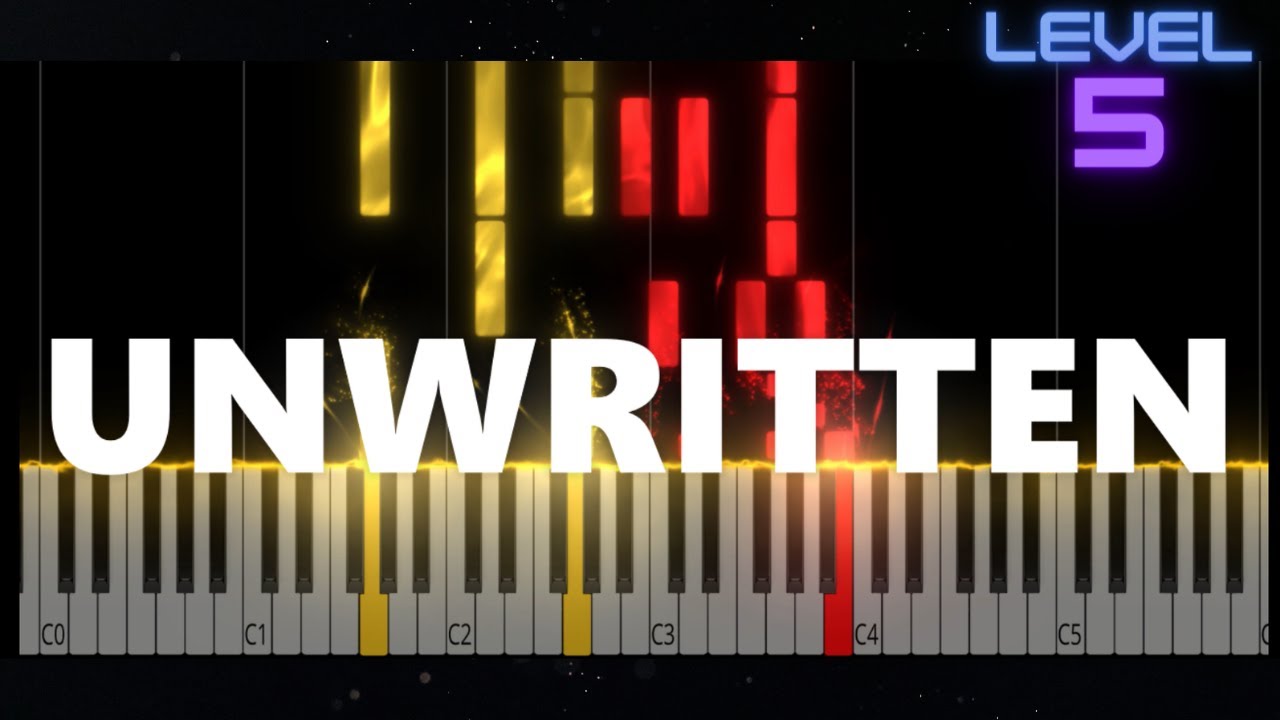 Unwritten Natasha Bedingfield EPIC Piano Solo Chords Chordify