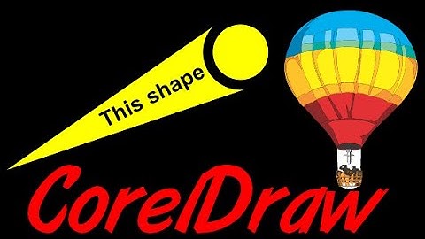 CorelDraw Tips & Tricks Make this with a circle and a Triangle