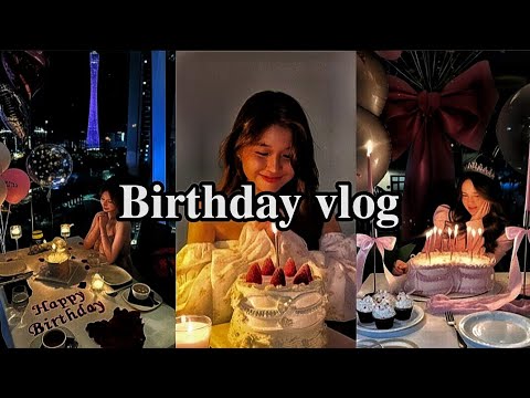 BIRTHDAY VLOG 🌸🎀🫧✨+ family💗 + celebration🍷+ gifts🎁 | @Vrvees 🎧💗✨