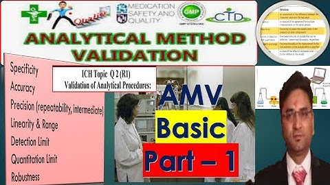 AMV analytical method validation parameters