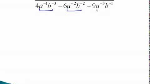 Compound Fractions - Negative Exponents