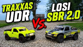 Losi SBR 2.0 VS. Traxxas UDR! Comparison and run! 