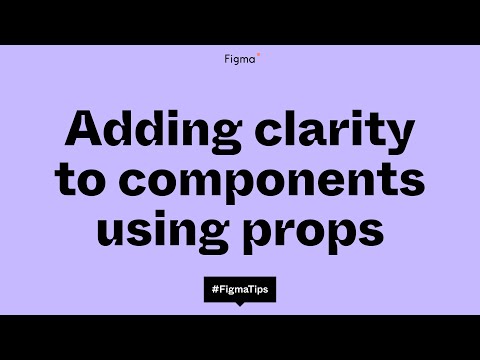 Adding clarity to components using props