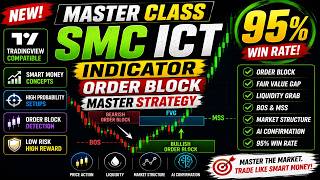 New Best AI SMC Indicator TradingView | 95% Win Rate Order Block & FVG Strategy 2026
