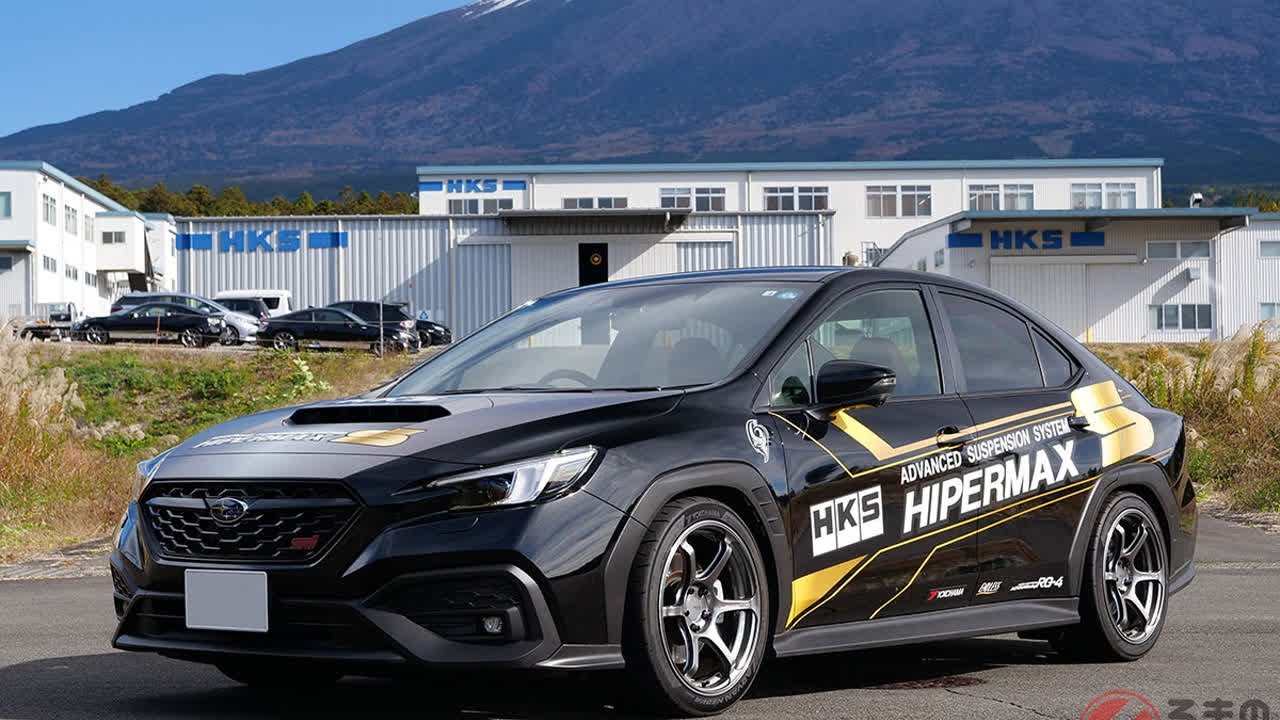 HKS 車高調 ハイパーマックスS WRX S4 使用期間も少なく状態良好です HKS