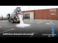 4000 liter water drained in 1minute