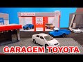 Diorama Garagem Toyota 1:64